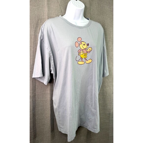 Disney Parks Authentic Mousewear Mickey Mouse T Shirt Women's Size XXL Blue - Picture 2 of 10